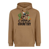 Toasted Coconut creepin it country rodeo Heavyweight Hoodie - MaliasSmallBusiness