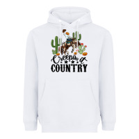 White creepin it country rodeo Heavyweight Hoodie - MaliasSmallBusiness