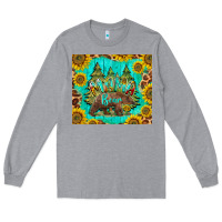 Heather Grey mama bear Long Sleeve Tee - BarkalooDesign
