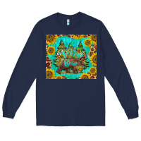 Navy mama bear Long Sleeve Tee - BarkalooDesign