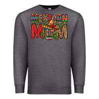 Charcoal Heather mexican mom Premium Sweatshirt - Zillion Design Studio