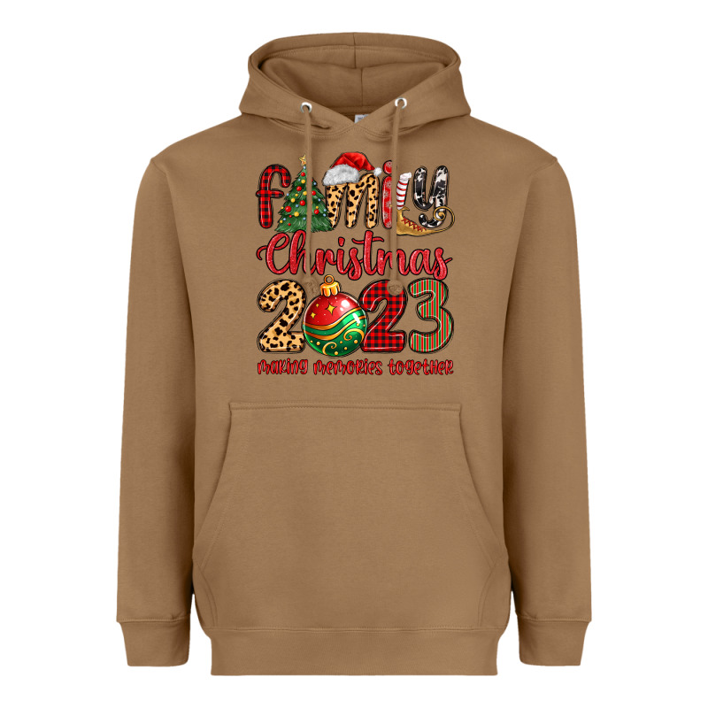 Family Christmas 2023 Making Memories Together Heavyweight Hoodie by MaliasSmallBusiness | Teevron