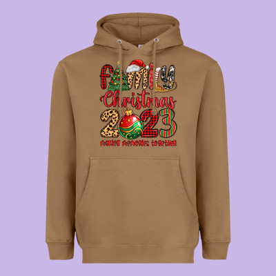 Heavyweight Hoodie family christmas 2023 making memories together