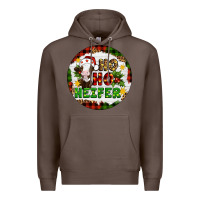 Coffee Christmas ho ho heifer Premium Hoodie - Artiststas