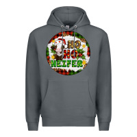 Rock Christmas ho ho heifer Premium Hoodie - Artiststas