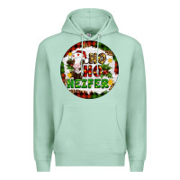 Seafoam Christmas ho ho heifer Premium Hoodie - Artiststas