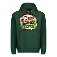 Sports Green Christmas ho ho heifer Premium Hoodie - Artiststas