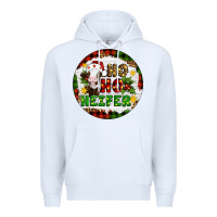 White Christmas ho ho heifer Premium Hoodie - Artiststas