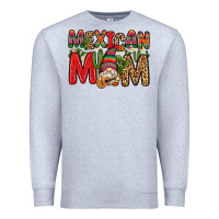 Heather Grey mexican mom gnome Premium Sweatshirt - Zillion Design Studio