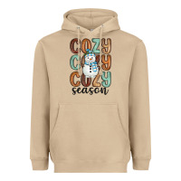 Mushroom cozy season snowman Heavyweight Hoodie - MaliasSmallBusiness