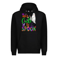 Black too cute to spook Premium Hoodie - BundleAndBundleShop
