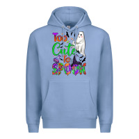 Colony Blue too cute to spook Premium Hoodie - BundleAndBundleShop