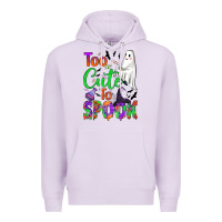 Lilac too cute to spook Premium Hoodie - BundleAndBundleShop