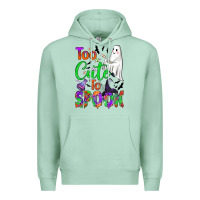 Seafoam too cute to spook Premium Hoodie - BundleAndBundleShop