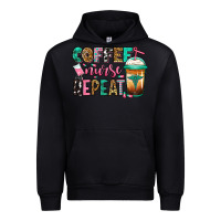 Black nurse coffee repeat Urban Hoodie - Jasminsmagicworld