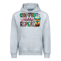 Heather Grey nurse coffee repeat Urban Hoodie - Jasminsmagicworld