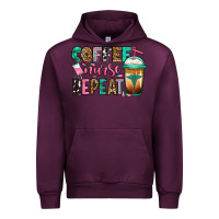 Mauve Wine nurse coffee repeat Urban Hoodie - Jasminsmagicworld