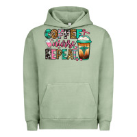 Pigment Oil Green nurse coffee repeat Urban Hoodie - Jasminsmagicworld