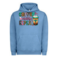Pigment Pebble Blue nurse coffee repeat Urban Hoodie - Jasminsmagicworld