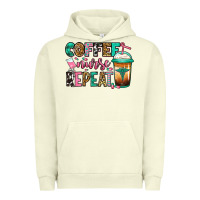 Pigment Pistachio nurse coffee repeat Urban Hoodie - Jasminsmagicworld
