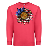 Cardinal 4th of july sunflower Premium Sweatshirt - texasbilliewilder