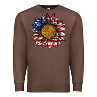 Chestnut 4th of july sunflower Premium Sweatshirt - texasbilliewilder