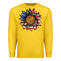 Lemon 4th of july sunflower Premium Sweatshirt - texasbilliewilder