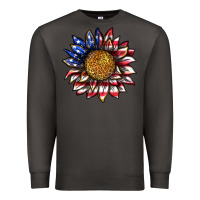 Smoke 4th of july sunflower Premium Sweatshirt - texasbilliewilder