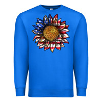True Royal 4th of july sunflower Premium Sweatshirt - texasbilliewilder