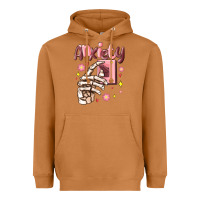 Meerkat anxiety skeleton hand Heavyweight Hoodie - MaliasSmallBusiness