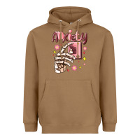 Toasted Coconut anxiety skeleton hand Heavyweight Hoodie - MaliasSmallBusiness