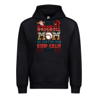 Black i'm a baseball mom we don't do that keep calm thin Urban Hoodie - Jasminsmagicworld