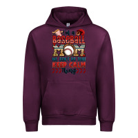 Mauve Wine i'm a baseball mom we don't do that keep calm thin Urban Hoodie - Jasminsmagicworld