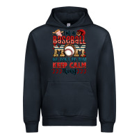 Navy i'm a baseball mom we don't do that keep calm thin Urban Hoodie - Jasminsmagicworld