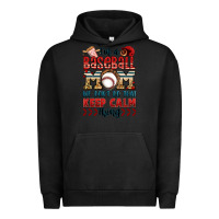 Pigment Black i'm a baseball mom we don't do that keep calm thin Urban Hoodie - Jasminsmagicworld