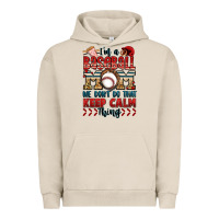 Pigment French Oak i'm a baseball mom we don't do that keep calm thin Urban Hoodie - Jasminsmagicworld