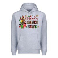 Heather Grey i believe in santa paws Premium Hoodie - AdoDesignShop