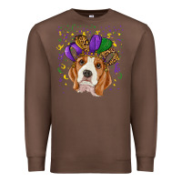 Chestnut mardi gras beagle Premium Sweatshirt - RanaPortraitStore