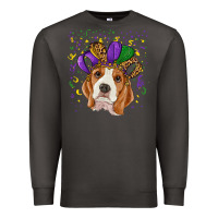 Smoke mardi gras beagle Premium Sweatshirt - RanaPortraitStore