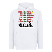 White jesus and family belive like mary Heavyweight Hoodie - MaliasSmallBusiness