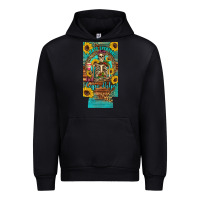 Black i hate everyone but coffee helps western skeleton coffee sunflowers 12 Urban Hoodie - Artiststas