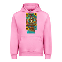Fuchsia Pink i hate everyone but coffee helps western skeleton coffee sunflowers 12 Urban Hoodie - Artiststas