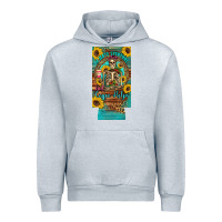 Heather Grey i hate everyone but coffee helps western skeleton coffee sunflowers 12 Urban Hoodie - Artiststas