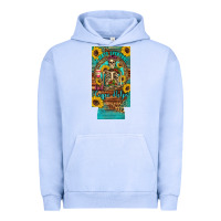 Pigment Grape Ice i hate everyone but coffee helps western skeleton coffee sunflowers 12 Urban Hoodie - Artiststas