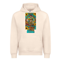 Sandshell i hate everyone but coffee helps western skeleton coffee sunflowers 12 Urban Hoodie - Artiststas