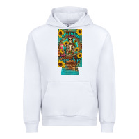 White i hate everyone but coffee helps western skeleton coffee sunflowers 12 Urban Hoodie - Artiststas