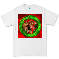 White christmas red angus calf Premium Tee - LillyAllenDesigns