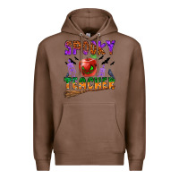 Chestnut spooky teacher Premium Hoodie - BundleAndBundleShop