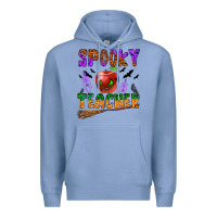 Colony Blue spooky teacher Premium Hoodie - BundleAndBundleShop