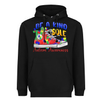 Black be a kind sole autism awareness Heavyweight Hoodie - MaliasSmallBusiness